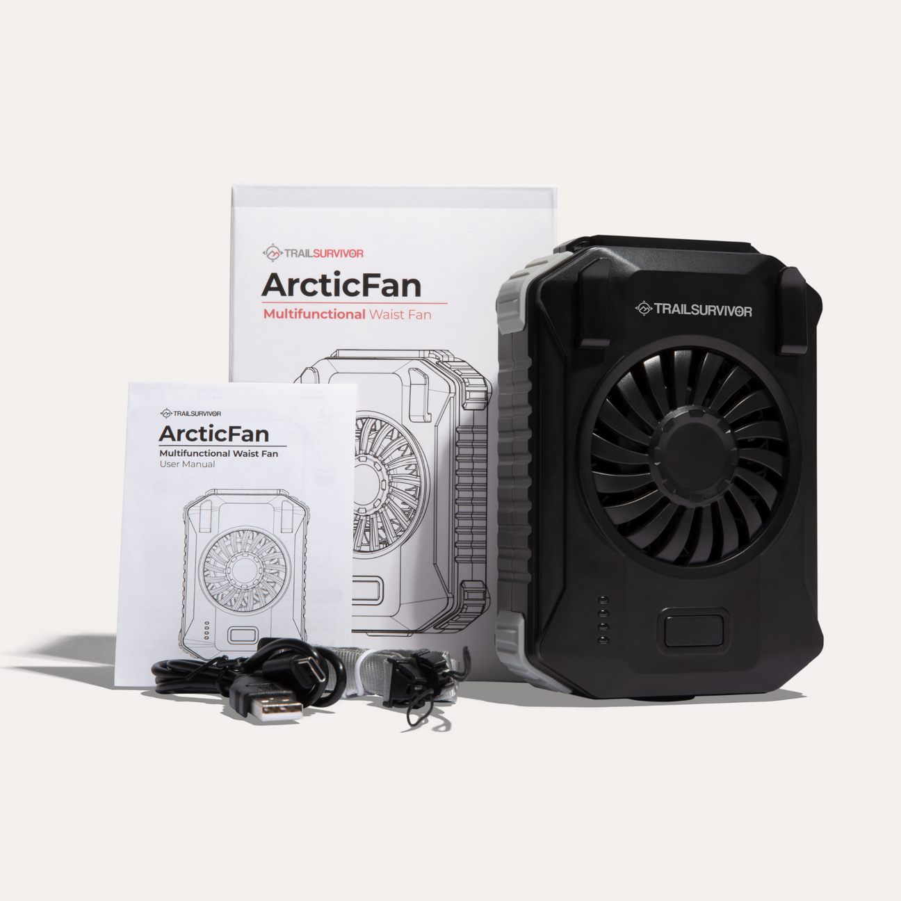 ArcticFan: Rechargeable Waist Clip Portable Fan – TrailSurvivor