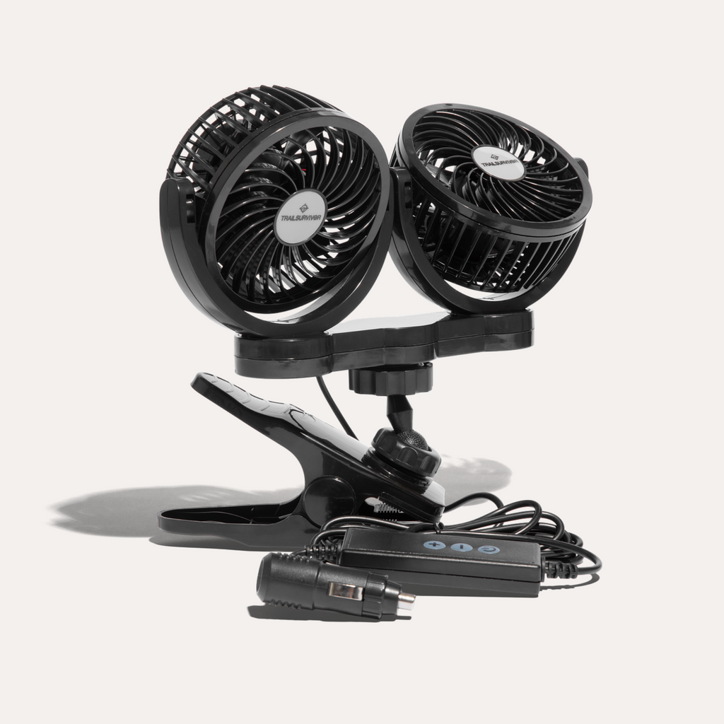 DoubleFan™ 12V Portable Fan