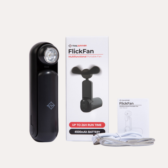 FlickFan™ Hand Held Fan